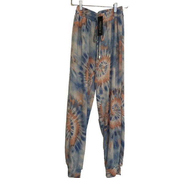 Aeiella dye print sweat pants loungewear size S NWT - Picture 1 of 5